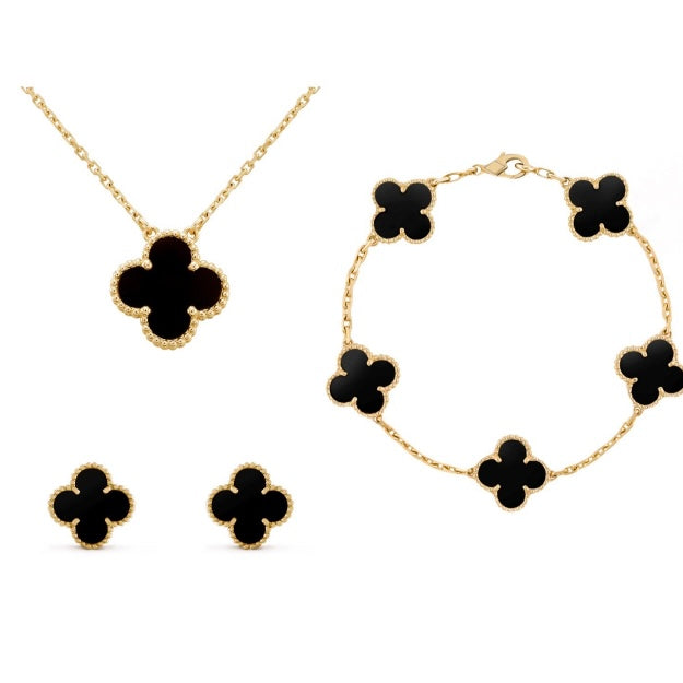 Luxe Clover sieradenset voor dames - stijlvolle accenten voor elke gelegenheid