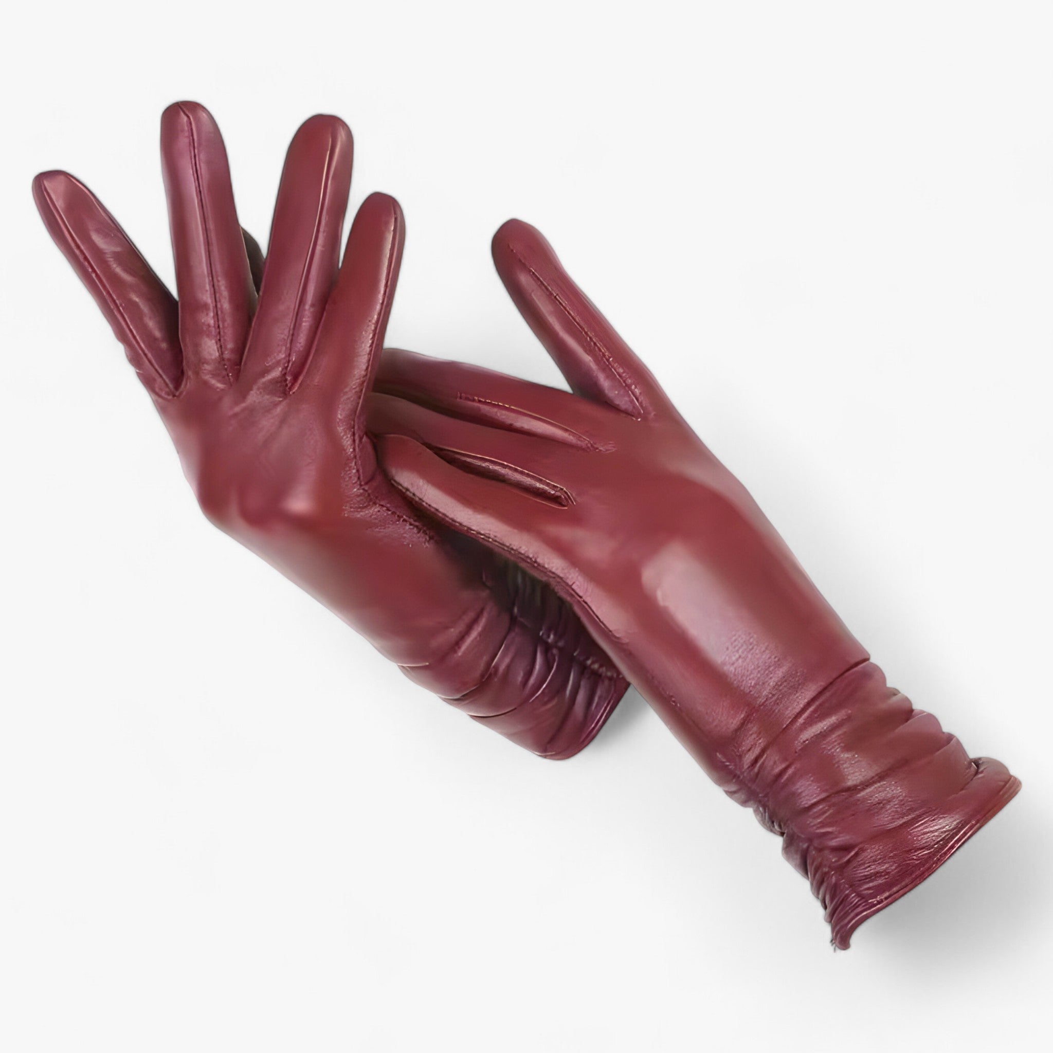 Dames Schapenleren Handschoenen - Klassiek Design voor Winterbescherming