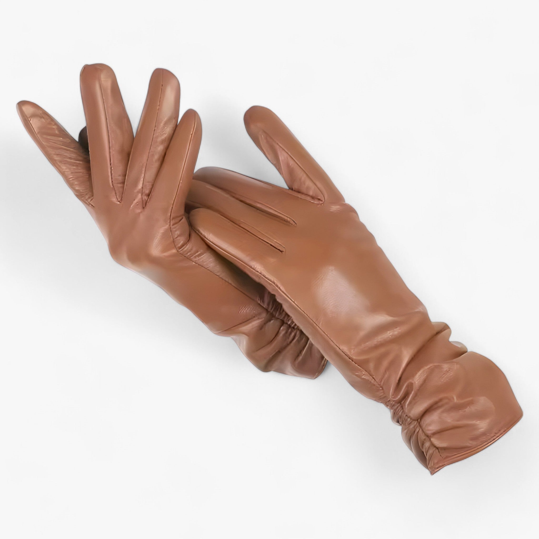 Dames Schapenleren Handschoenen - Klassiek Design voor Winterbescherming