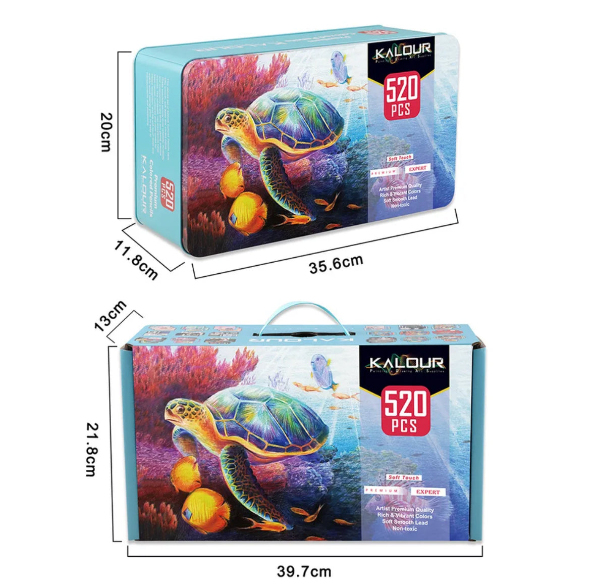 Mubil Premium XXL kleurpotlooddoos - luxe set voor creatieve, professionele resultaten