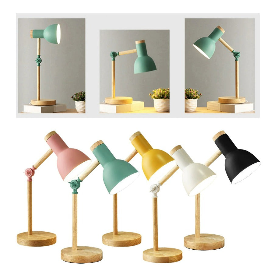 Mubil NordicGlow | Scandinavische houten bureaulamp