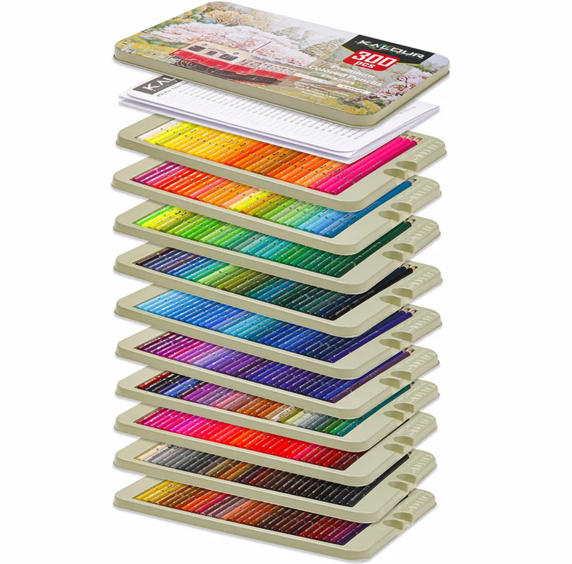 Mubil Premium XXL kleurpotlooddoos - luxe set voor creatieve, professionele resultaten